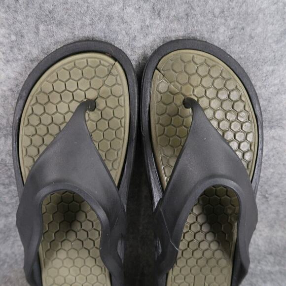 Shoes Mens 13 Sandals Sport Comfort Rubber Flip Flop Slip On Casual Active Water - Picture 7 of 11